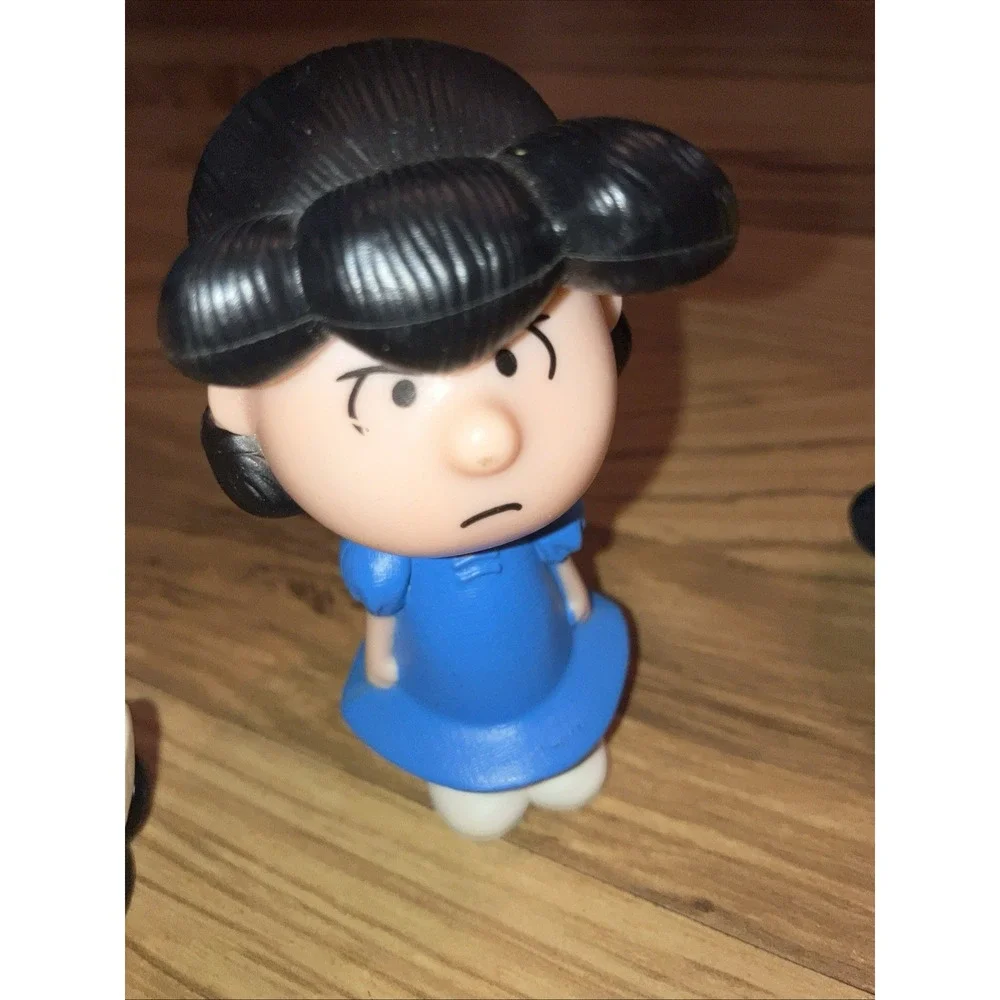 2015+ McDonald's Happy Meal Toys Peanuts Gang Charlie Brown Snoopy Linus 6pc Lot